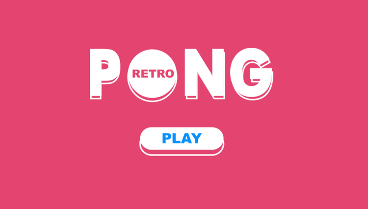 Retro Pong